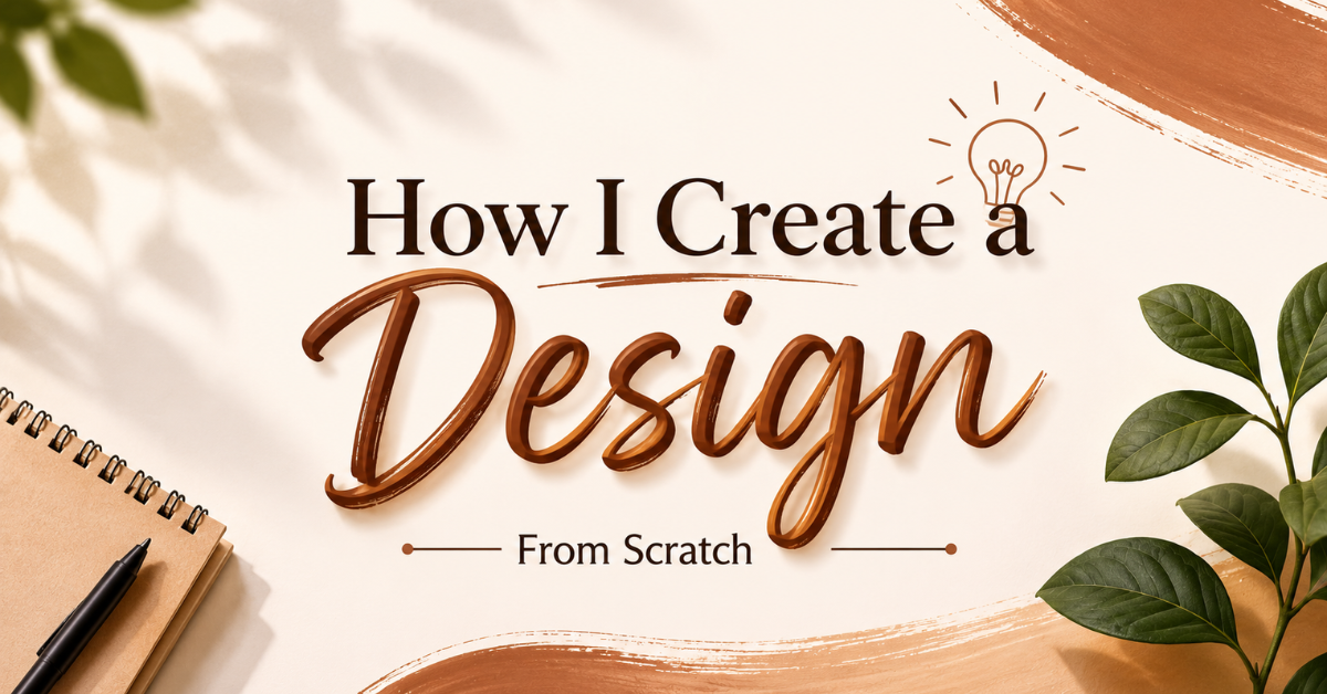 How I Create a Design From Scratch